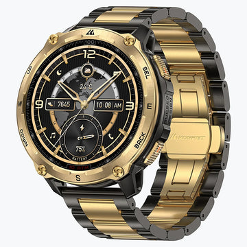 KOSPET TANK T4 Special Edition Smartwatch
#color_black gold^package_Special Edition: Silicone+Steel Staps