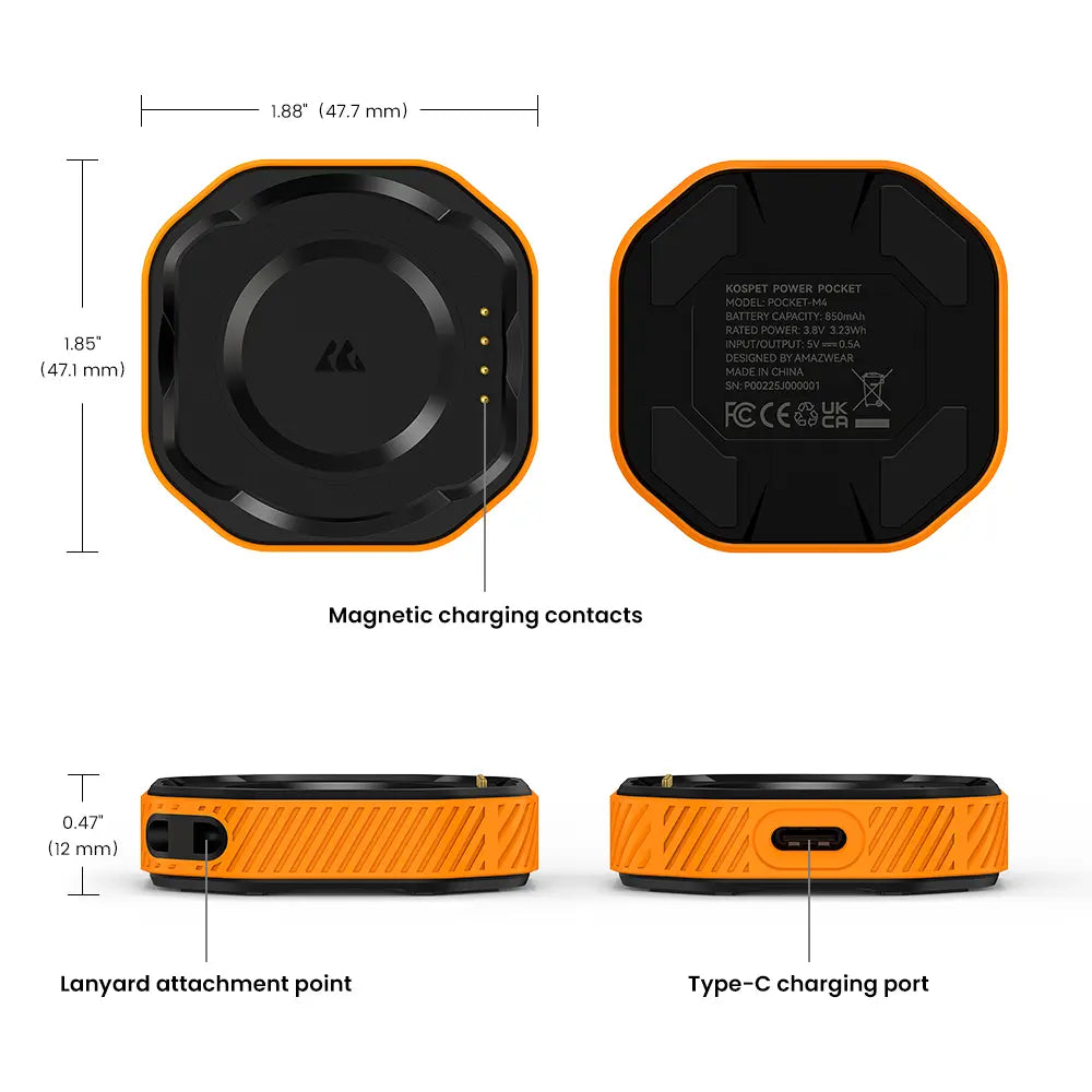 KOSPET Tank M4 Smartwatch Power Pocket