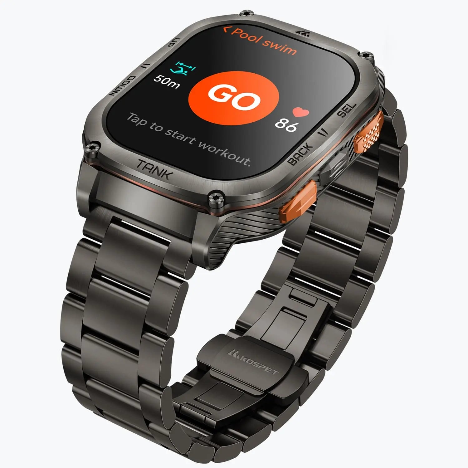 kospet-tank-m3-ultra-smartwatch-black-with-steel-straps#color_black^package_Silicone + Steel Premium