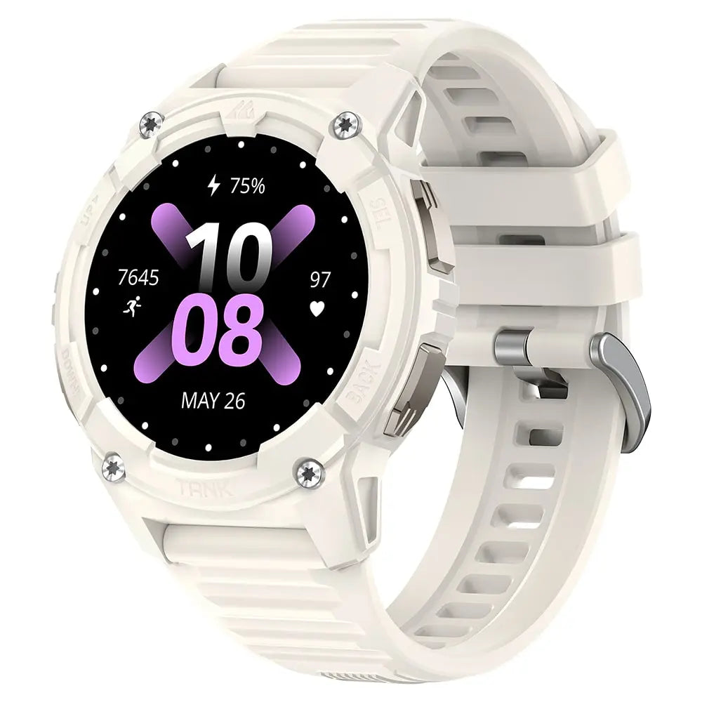 kospet-tank-s2-smartwatch-Lily-White#color_Lily White