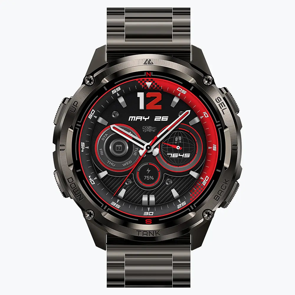 kospet-tank-t3-ultra-2-smartwatch-black-with-steel-straps#color_black^package_Silicone + Steel Premium