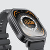 Kospet Magic Pluse Smartwatch Black With Black Silicone Strap #color_Graphite Grey